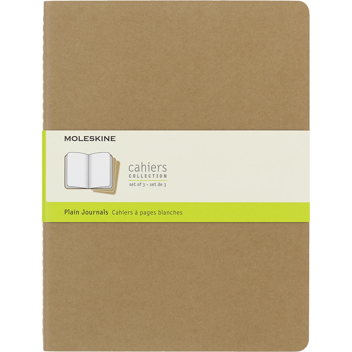 Moleskine Cahier Journals XL Kraft Brown Plain